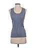Doncaster Collection Blue Sleeveless Top Size S - photo 1