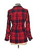 Motherhood 100% Cotton Plaid Red Long Sleeve Button-Down Shirt Size M - photo 2