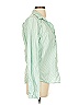 Frank & Eileen 100% Cotton Stripes Green Long Sleeve Blouse Size M - photo 4