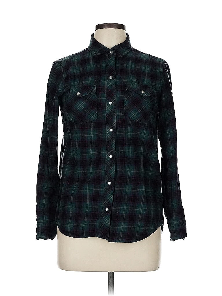 Pre-owned Forever 21 Long Sleeve Button Down Shirt