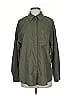 Shein 100% Polyester Solid Green Long Sleeve Blouse Size 4 - photo 1