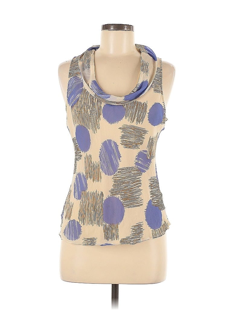 Worth 100% Silk Tan Sleeveless Silk Top Size S - photo 1