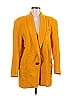 Michelle Stuart Yellow Wool Blazer Size M - photo 1
