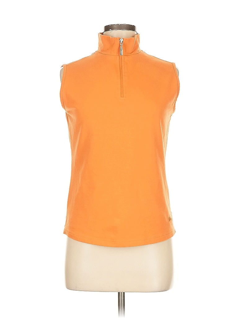 Barbour Orange Sleeveless T-Shirt Size M (estimated) - photo 1