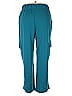 Woman Within Teal Cargo Pants Size 18 - photo 2