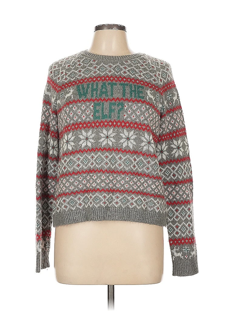 Pullover Licorne Bethany Mota Par Aeropostale - Taille M, Noir/gris, En Bon état Occasion, Style Cable-knit