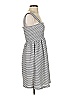 TeXTURE & THREAD Madewell Stripes Gray Casual Dress Size XXS - photo 3