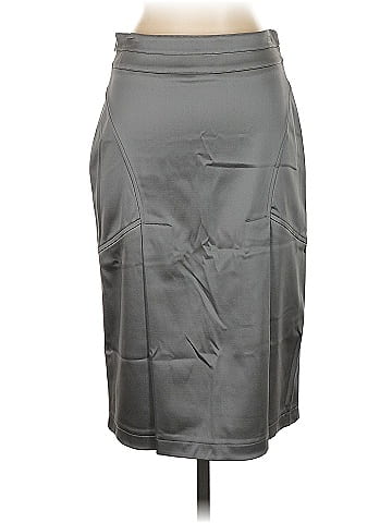 Fray Faux Leather Skirt (view 2)