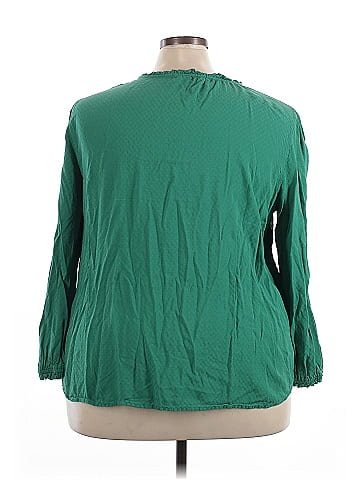 Croft & Barrow 3/4 Sleeve Blouse (view 2)