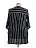 Ellos 100% Rayon Stripes Black 3/4 Sleeve Blouse Size 32 - photo 2