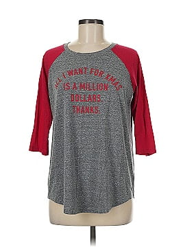 Torrid 3/4 Sleeve T-Shirt (view 1)