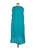 Catherines 100% Viscose Solid Teal Casual Dress Size 1X - photo 2