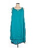 Catherines 100% Viscose Solid Teal Casual Dress Size 1X - photo 1