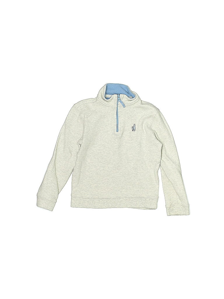 Johnnie-O 100% Pima Cotton Silver Gray Pullover Sweater Size 4 - photo 1