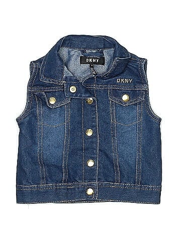 DKNY Denim Vest (view 1)