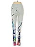 Terez Graphic White Yoga Pants Size S - photo 2
