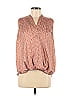 Left Coast by Dolan 100% Polyester Orange Sleeveless Blouse Size M - photo 1