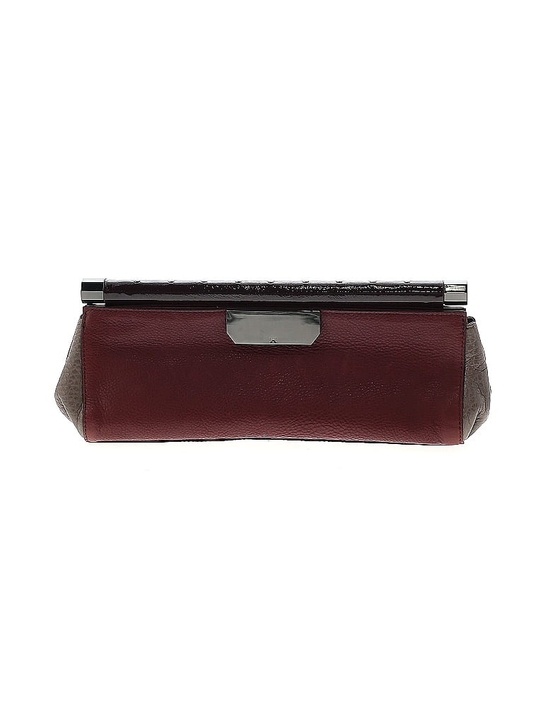 Halston Heritage Burgundy Pink Clutch One size - photo 1