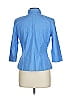 Streetwear Blue 3/4 Sleeve Button-Down Shirt Size L - photo 2