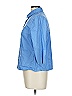 Streetwear Blue 3/4 Sleeve Button-Down Shirt Size L - photo 4