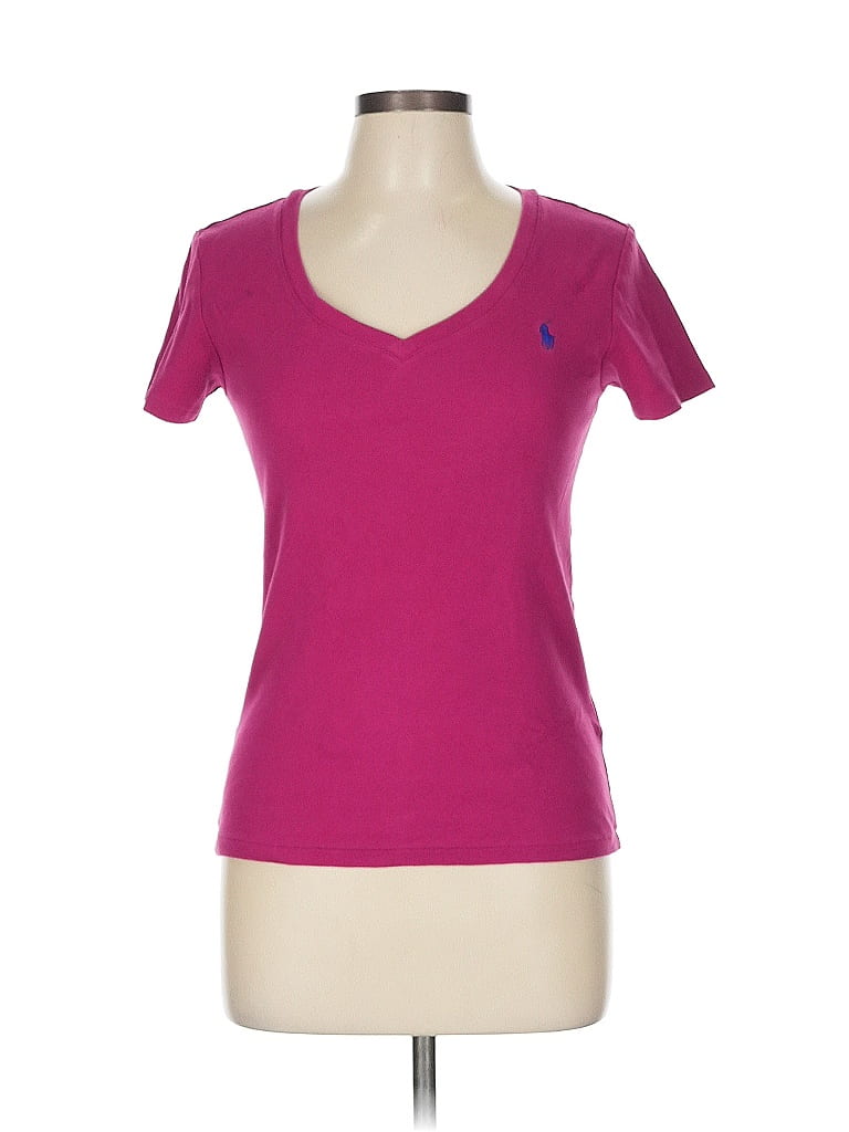 Ralph Lauren Sport 100% Cotton Pink Short Sleeve T-Shirt Size L - photo 1