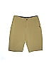 Quiksilver Solid Tan Khaki Shorts Size L (big kids) - photo 1