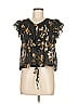 FP One Black Short Sleeve Blouse Size XS - photo 1
