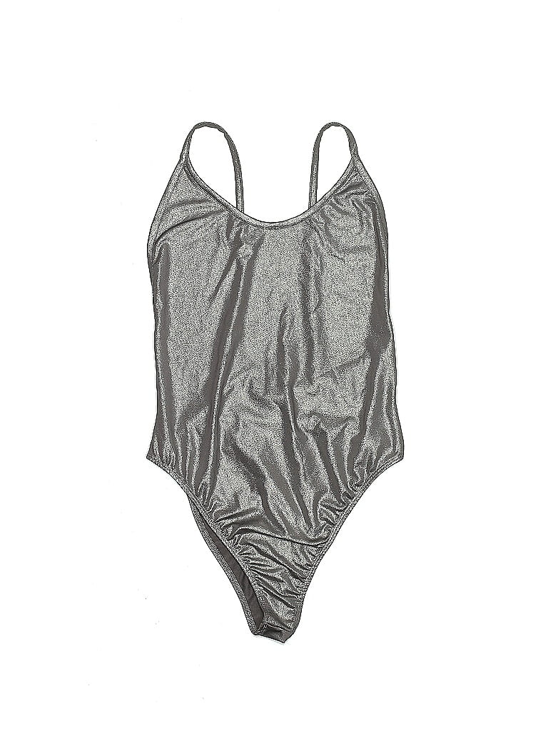 H&M Loves Coachella Silver Bodysuit Size S - photo 1