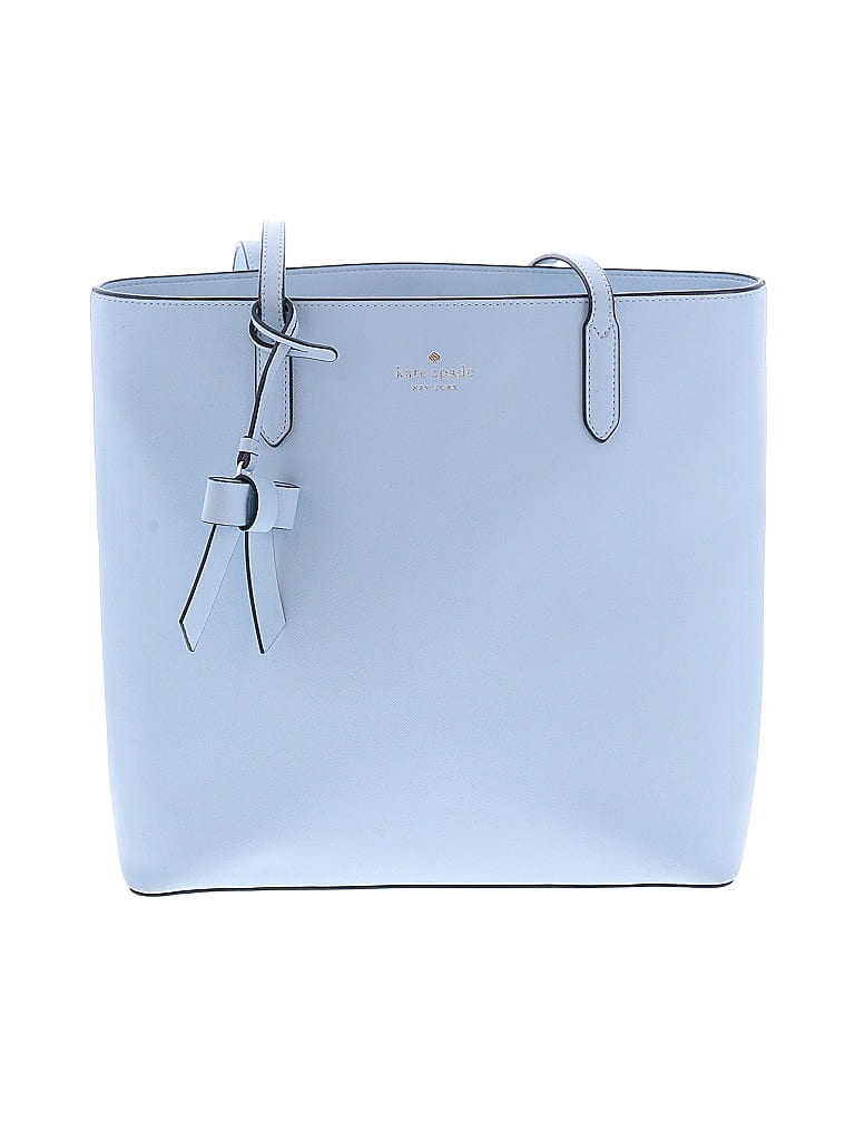 Kate Spade New York 100% Leather Blue Leather Tote One size - photo 1