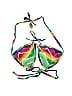 Jamaican Style Tie-dye Green Swimsuit Top Size S - photo 1