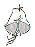 Jamaican Style Tie-dye Green Swimsuit Top Size S - photo 2