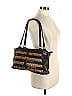Assorted Brands 100% Leather Stripes Black Leather Shoulder Bag One size - photo 2