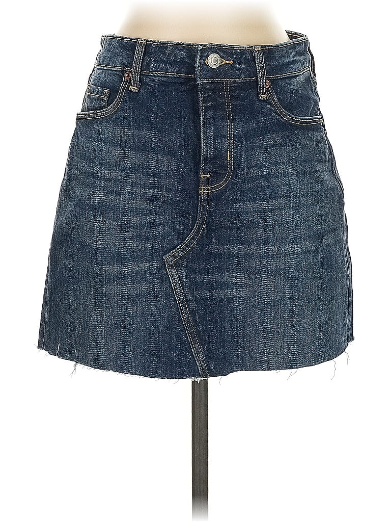 Pre-owned Old Navy Denim Skirt In Blue