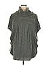 Avenue 100% Acrylic Gray Poncho Size 18 - photo 1