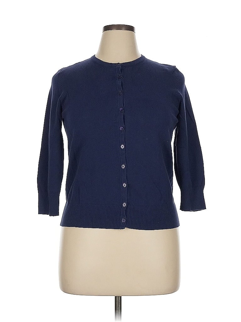 Chaus Blue Cardigan Size XL - photo 1