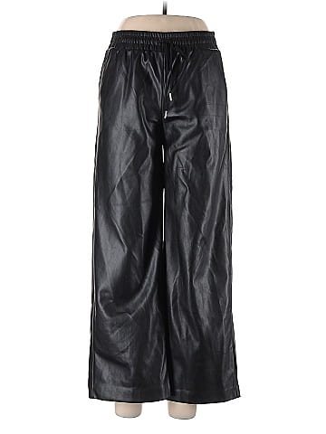 Olivaceous Faux Leather Pants (view 1)