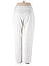 Elie Tahari Solid Ivory White Casual Pants Size L - photo 2
