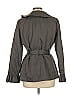 Diane von Furstenberg Gray Trenchcoat Size 12 - photo 2