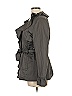 Diane von Furstenberg Gray Trenchcoat Size 12 - photo 5