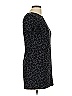 Old Navy Animal Print Black Casual Dress Size XS - photo 4
