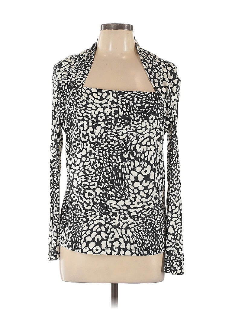 Pre-owned Lafayette 148 Long Sleeve Blouse