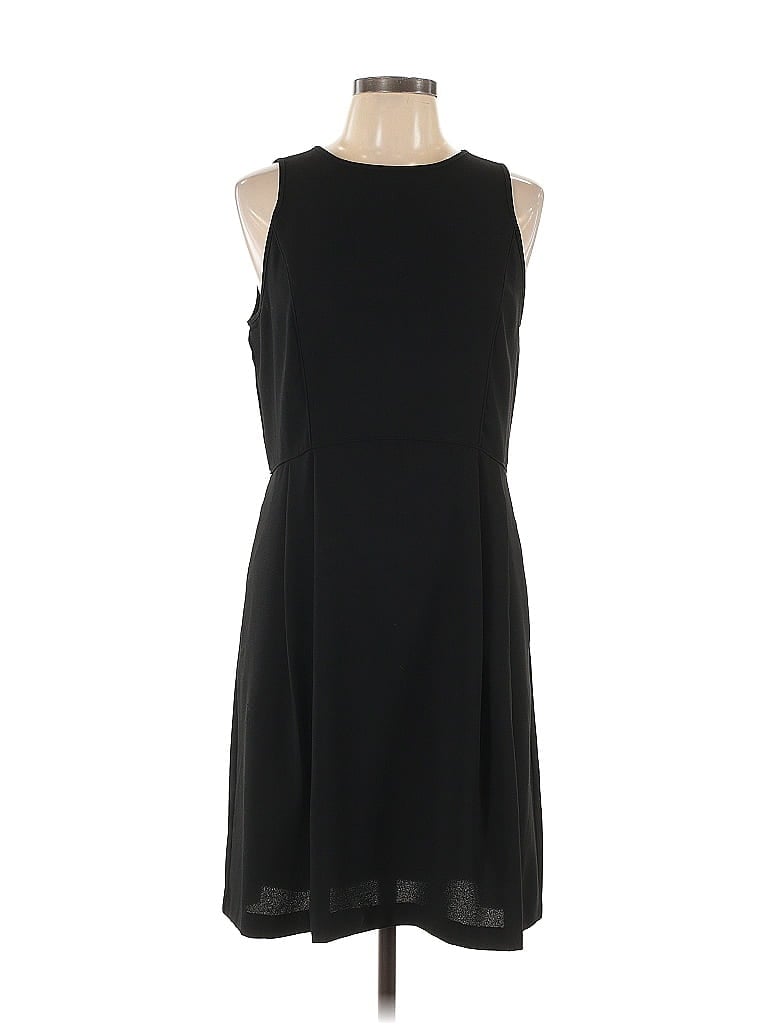 Pre-owned Ann Taylor Loft Cocktail Dress In Black