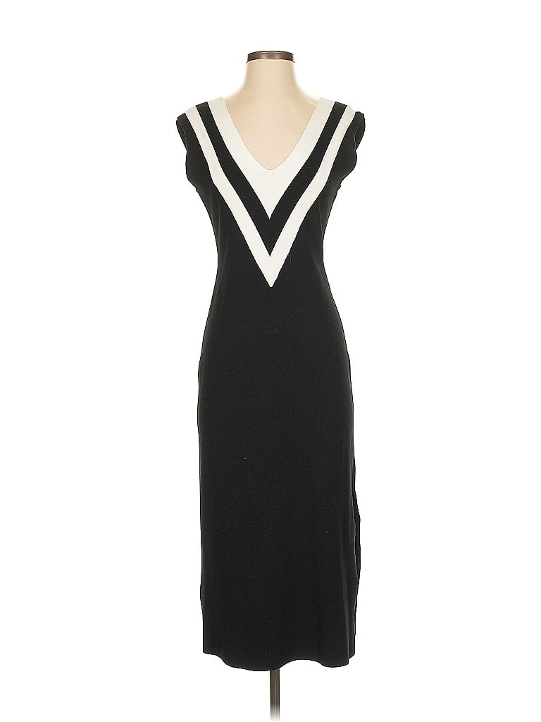 Rag & Bone Chevron-herringbone Black Cocktail Dress Size S - photo 1