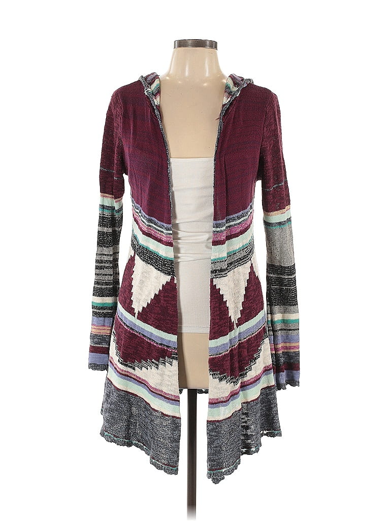 Mudd Burgundy Cardigan Size L - photo 1