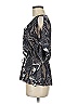Express 100% Polyester Silver 3/4 Sleeve Blouse Size S - photo 5