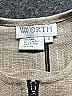 Worth 100% Linen Tan Short Sleeve Top Size 2 - photo 3