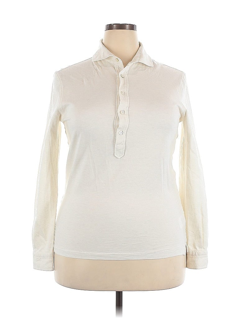 Pre-owned Gran Sasso Long Sleeve Polo Shirt