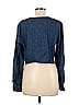 Ann Taylor LOFT Blue Long Sleeve Blouse Size M - photo 2