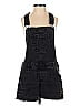 Wallflower Black Overall Shorts Size M - photo 1