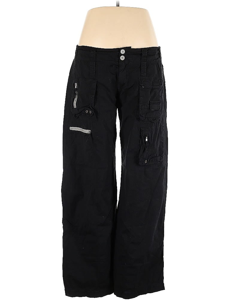 Johnny Was Black Cargo Pants Size 14 - photo 1